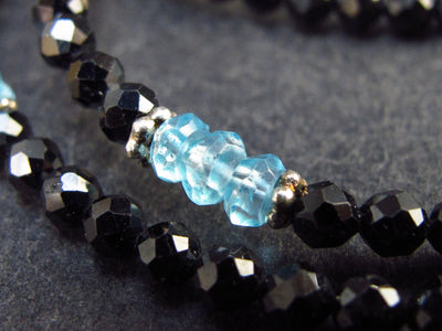 Shiny Black Natural Stone Beaded Necklace Obsidian Matte Onyx 108 Mala Beads  Wrap Bracelet Meditation Yoga Jewelry for Women Men - AliExpress